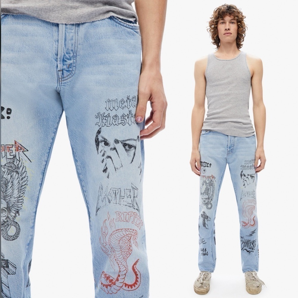 NWT MOTHER The Chaser Jeans in Bloodshot Eyes Wash Men’s Size:29